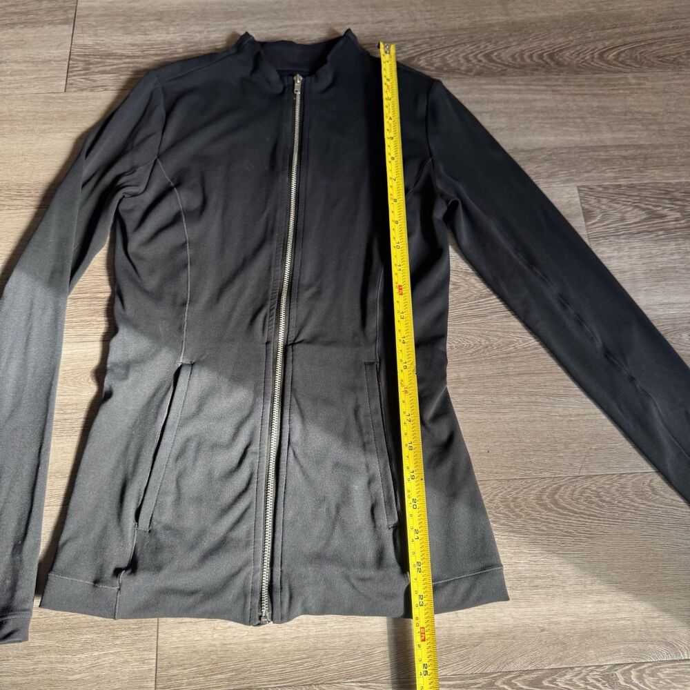 Nike Yoga Luxe Dri-FIT Women's Full-Zip Jacket, Size XS Smoke Gray /Black - Picture 15 of 16